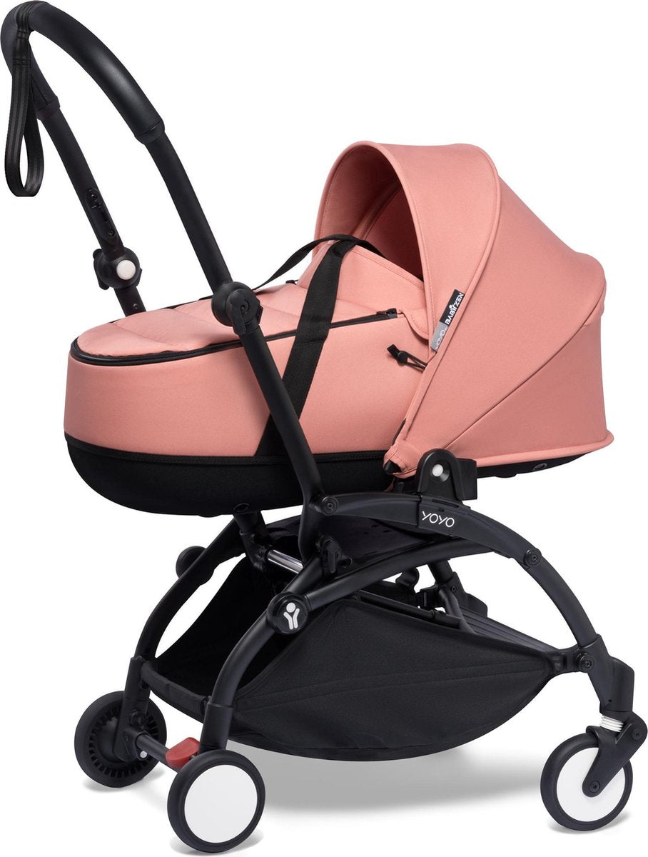Babyzen YOYO² zwart frame met YOYO Bassinet - reiswieg - Ginger