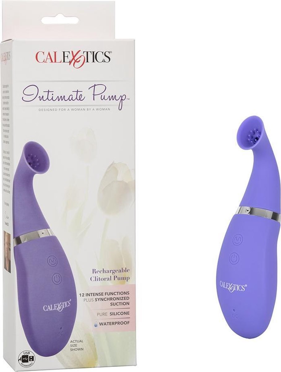 Clitoral Pump Oplaadbare Luchtdrukvibrator - Paars
