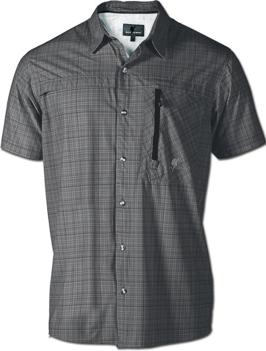 Wolf Camper Ohio heren zomershirt grijs