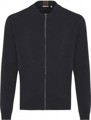 Tresanti Heren Vest Met Rits Navy Wol Regular Fit - XL