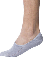 Set 4x Sneaker sokken Badstof Grijs 35-38 + Gratis Waszakje