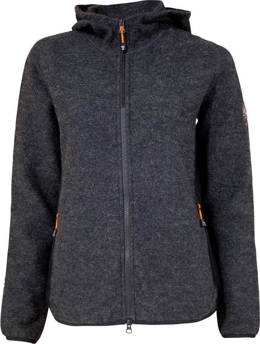 Ivanhoe Outdoorvest Tina Dames Wol Grijs Maat 46