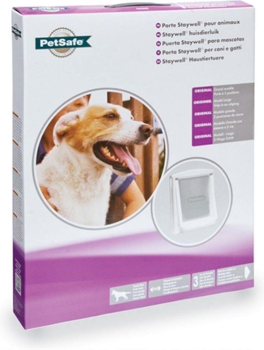 Petsafe 760 Hondenluik - L - Wit - 37 x 31