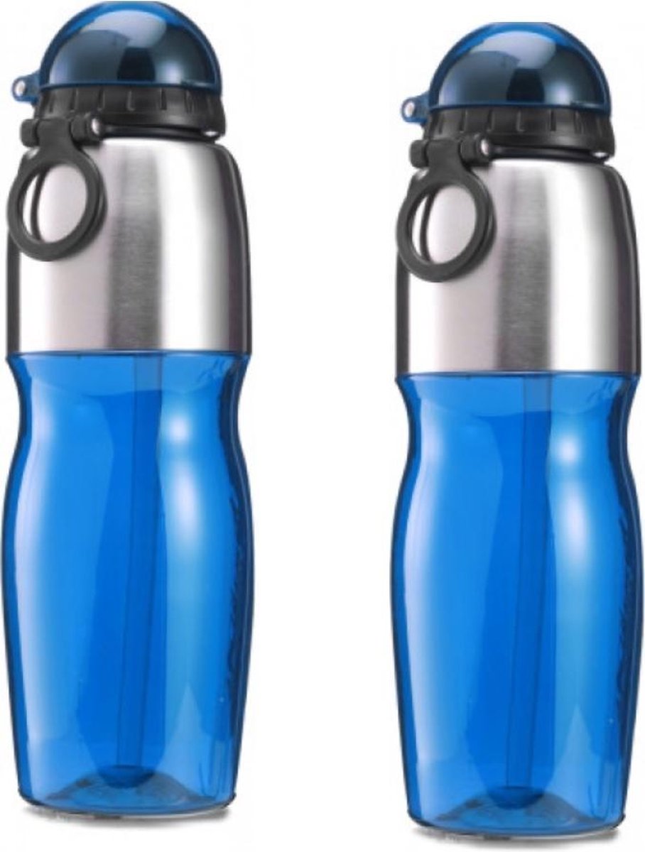 2 stuks Sport drinkfles/bidon (800 ml)