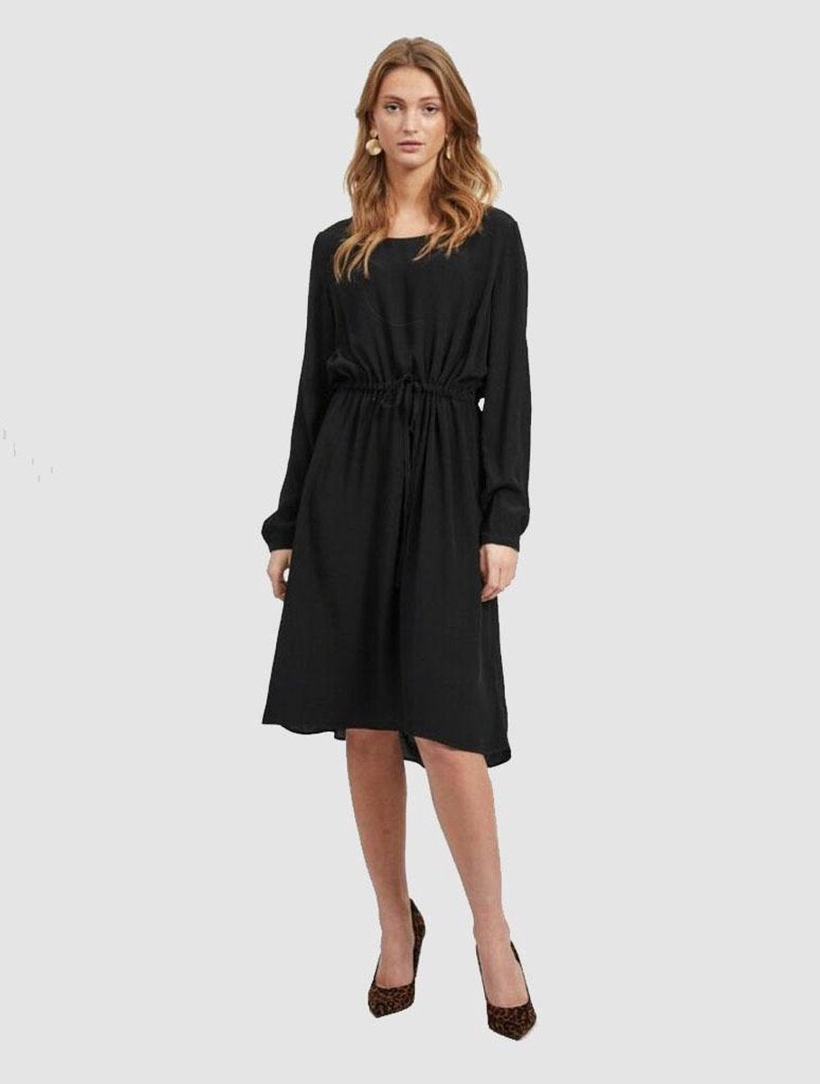 Viprimera Midi L/s Dress-fav Nx 14055394 Black