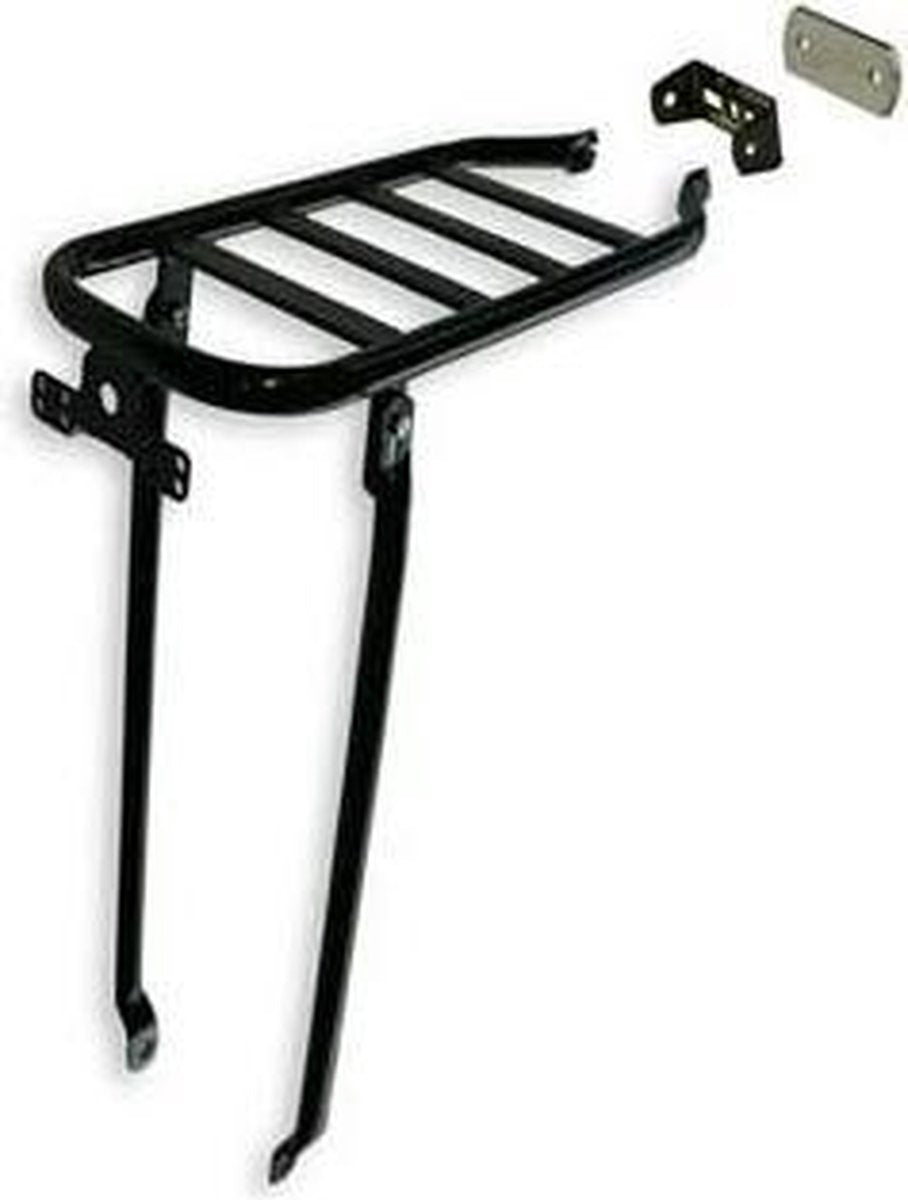 Versterkte achterdrager 28 inch zwart