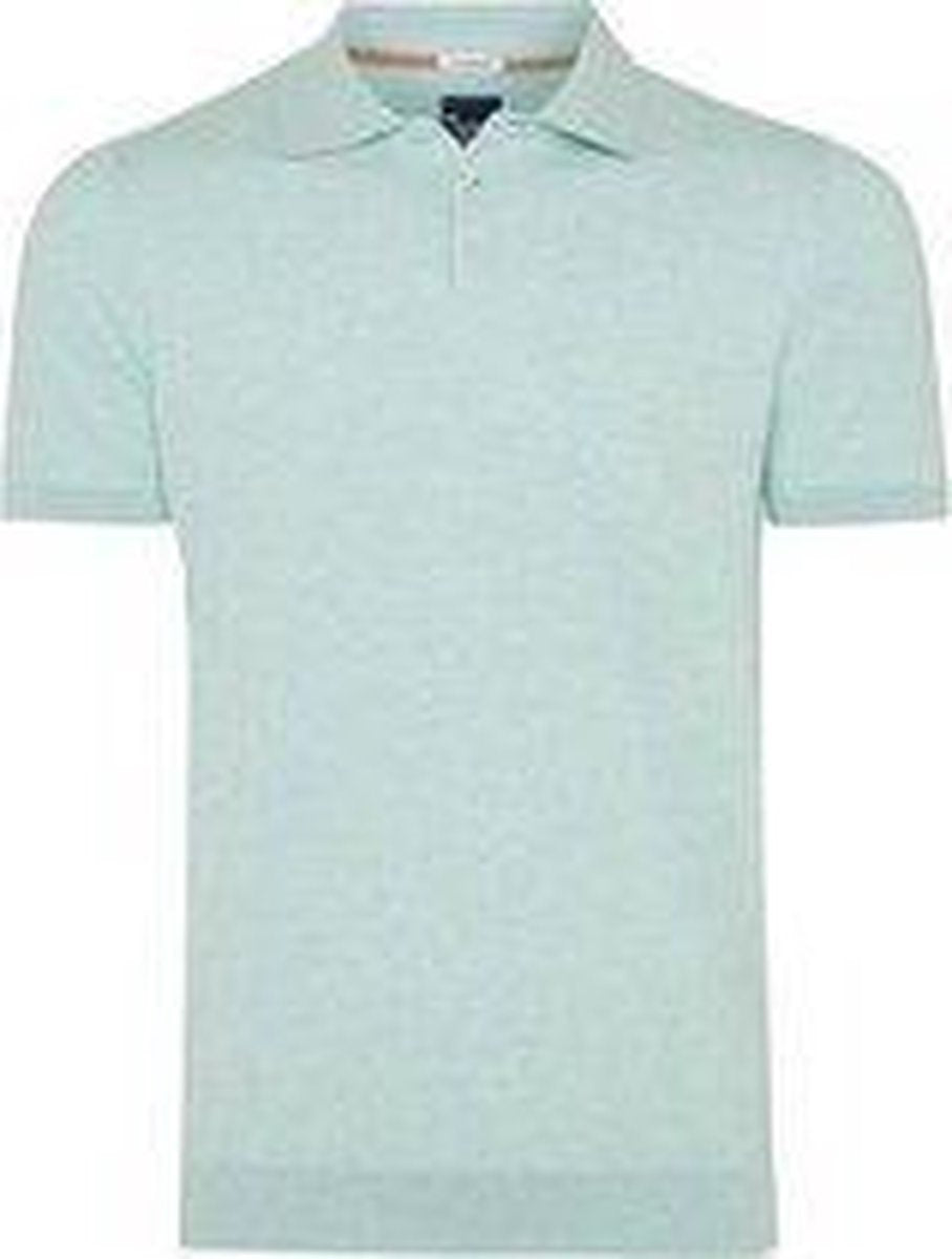 Trevor | Pullover met polokraag mint groen