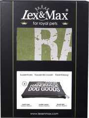 Lex & max unclassified losse hoes voor hondenkussen boxbed  90x65x9cm groen