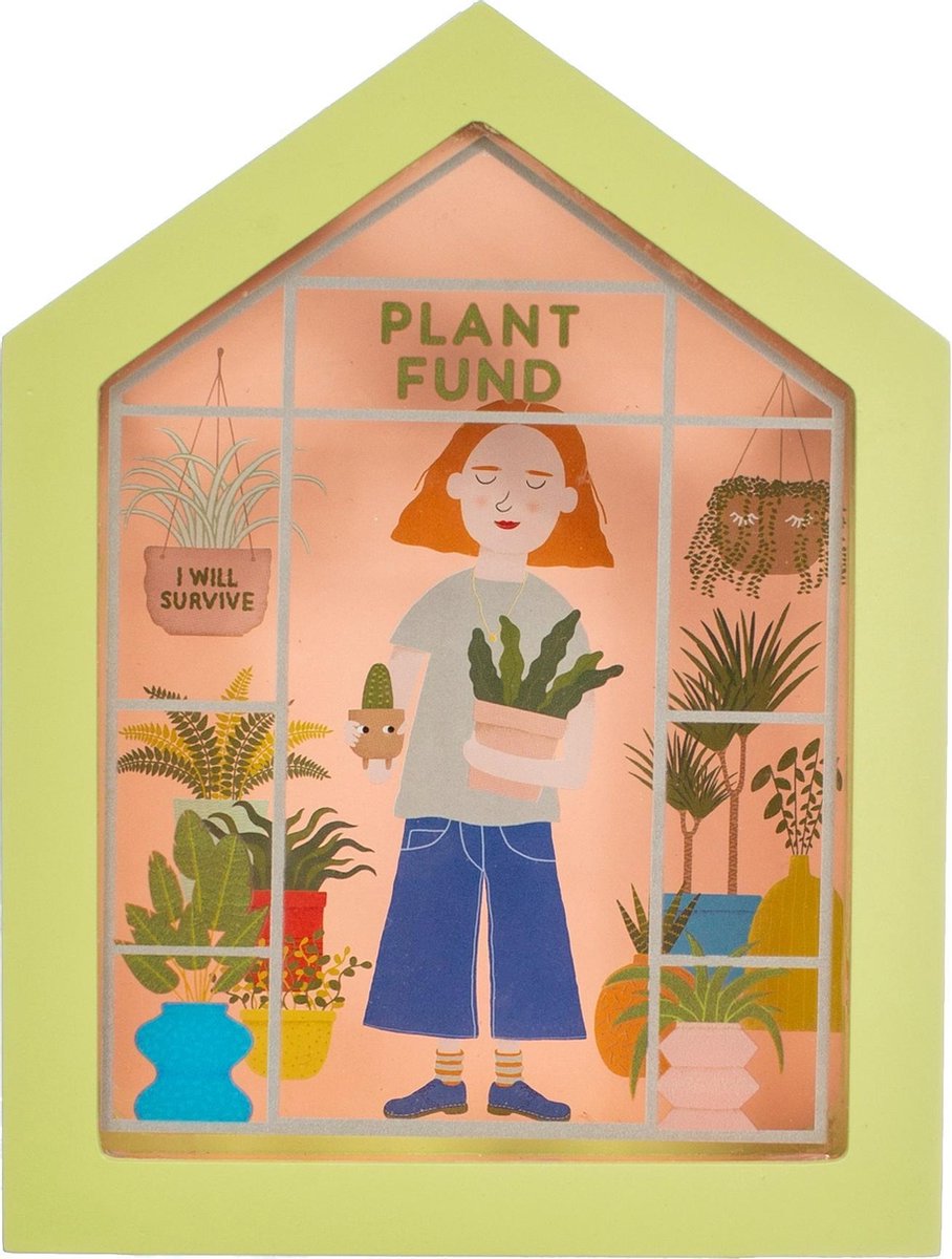 Spaarpot serre plant fund - Sass & Belle