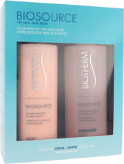 Biotherm Biosource Geschenkset für trockene Haut 400 ml Hydrating and Tonifying Toner + 400 ml Make-up Entferner
