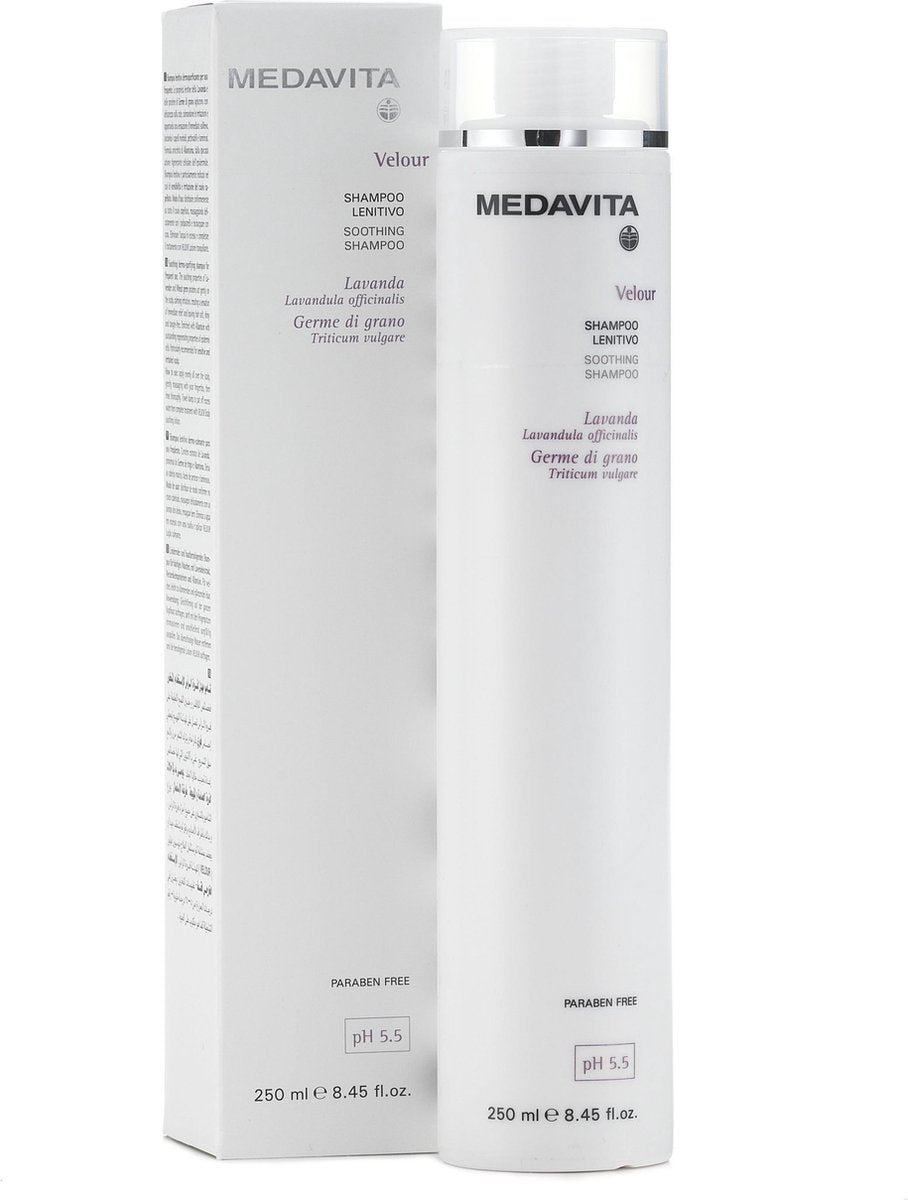 Medavita Velour Soothing Shampoo  Gevoelige Hoofdhuid 250ml