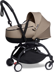 Babyzen YOYO² zwart frame met YOYO Bassinet - reiswieg - Taupe