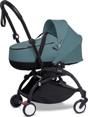 Babyzen YOYO² zwart frame met YOYO Bassinet - reiswieg - Aqua