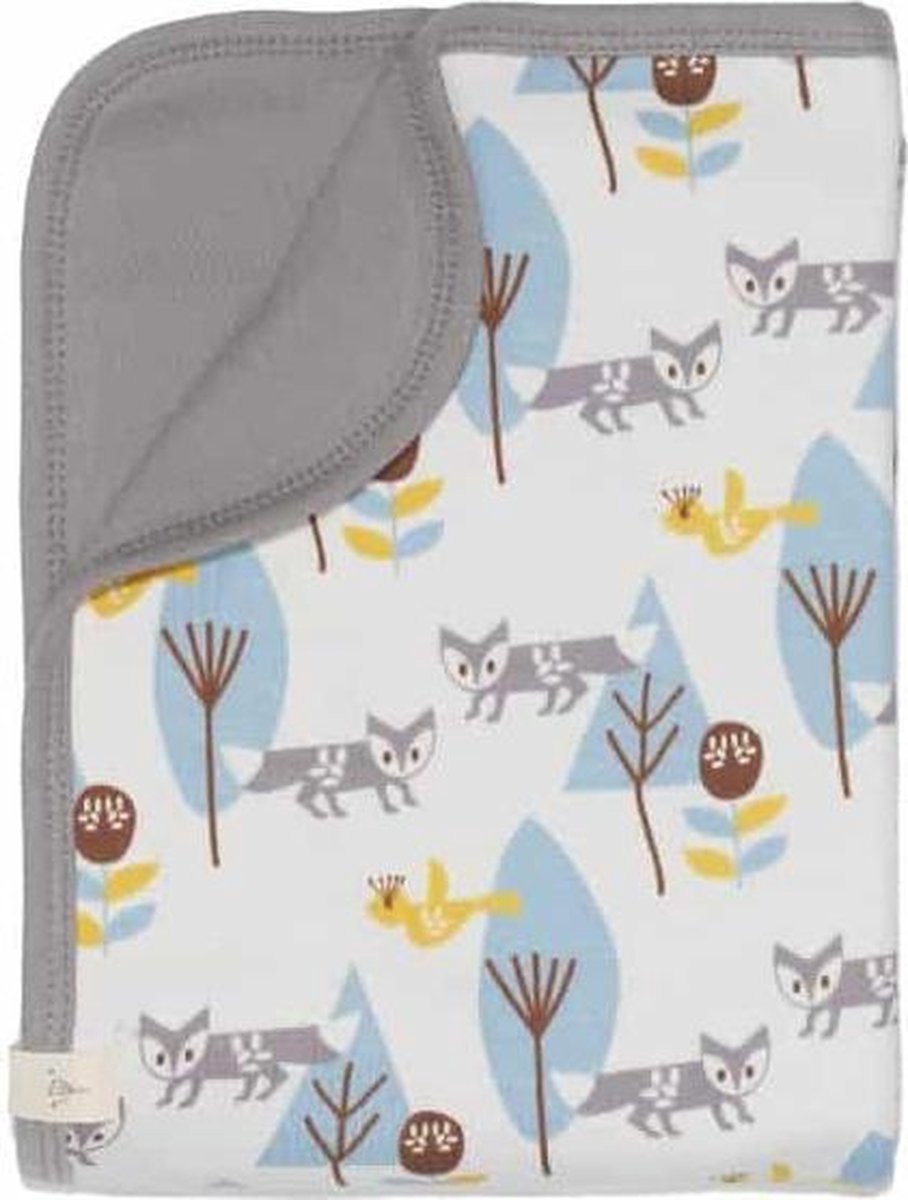 Fresk babydeken Fox blue