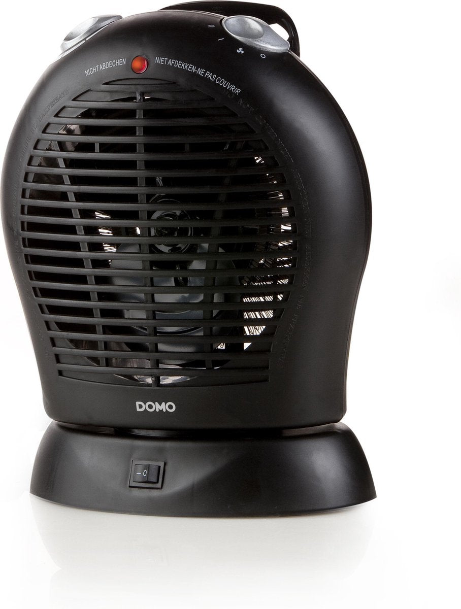 Domo DO7324F - Ventilatorkachel - Oscillerend - Zwart