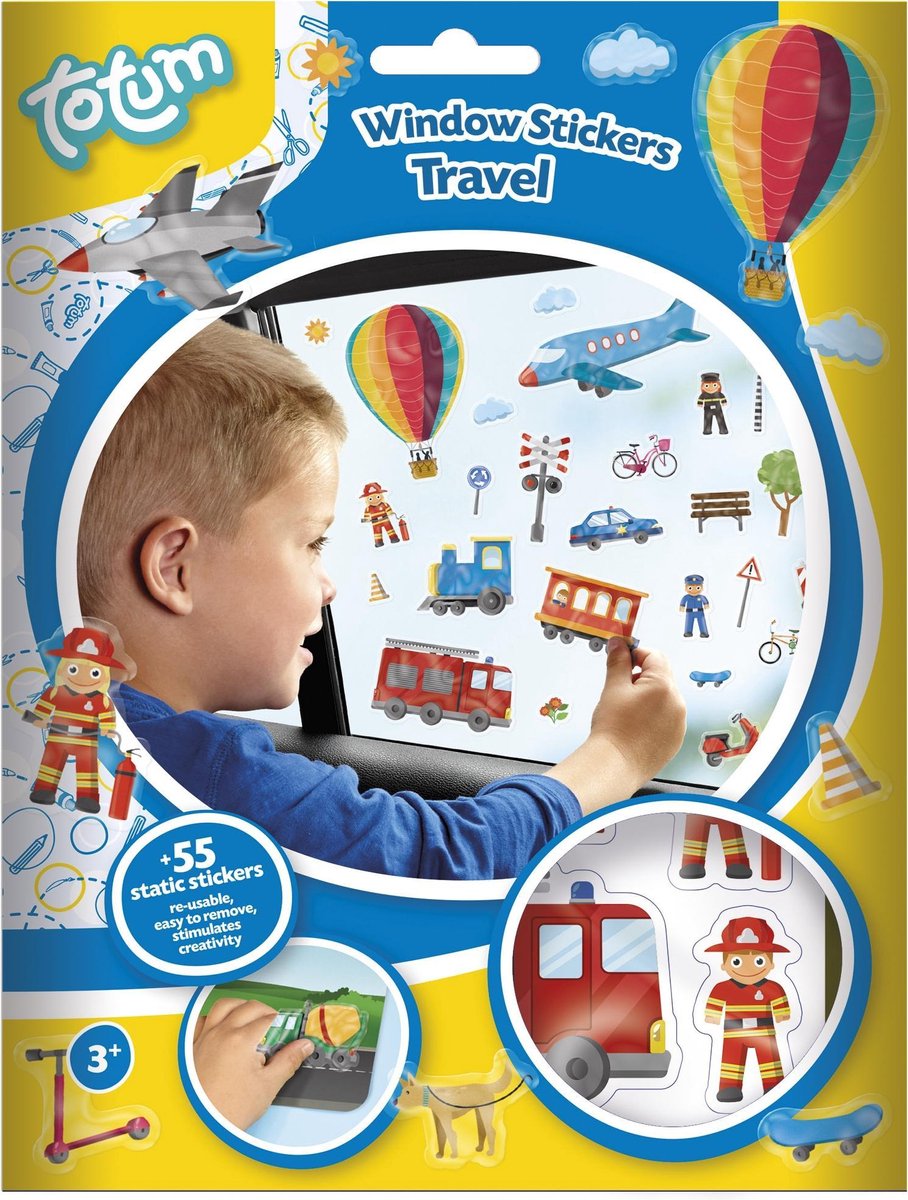 Totum Raamstickers Reizen