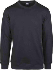 Urban Classics Sweater/trui -XL- Basic Terry Crew Zwart