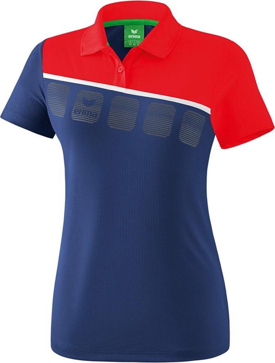 Erima 5-C Dames Polo - Polo's  - blauw donker - 34