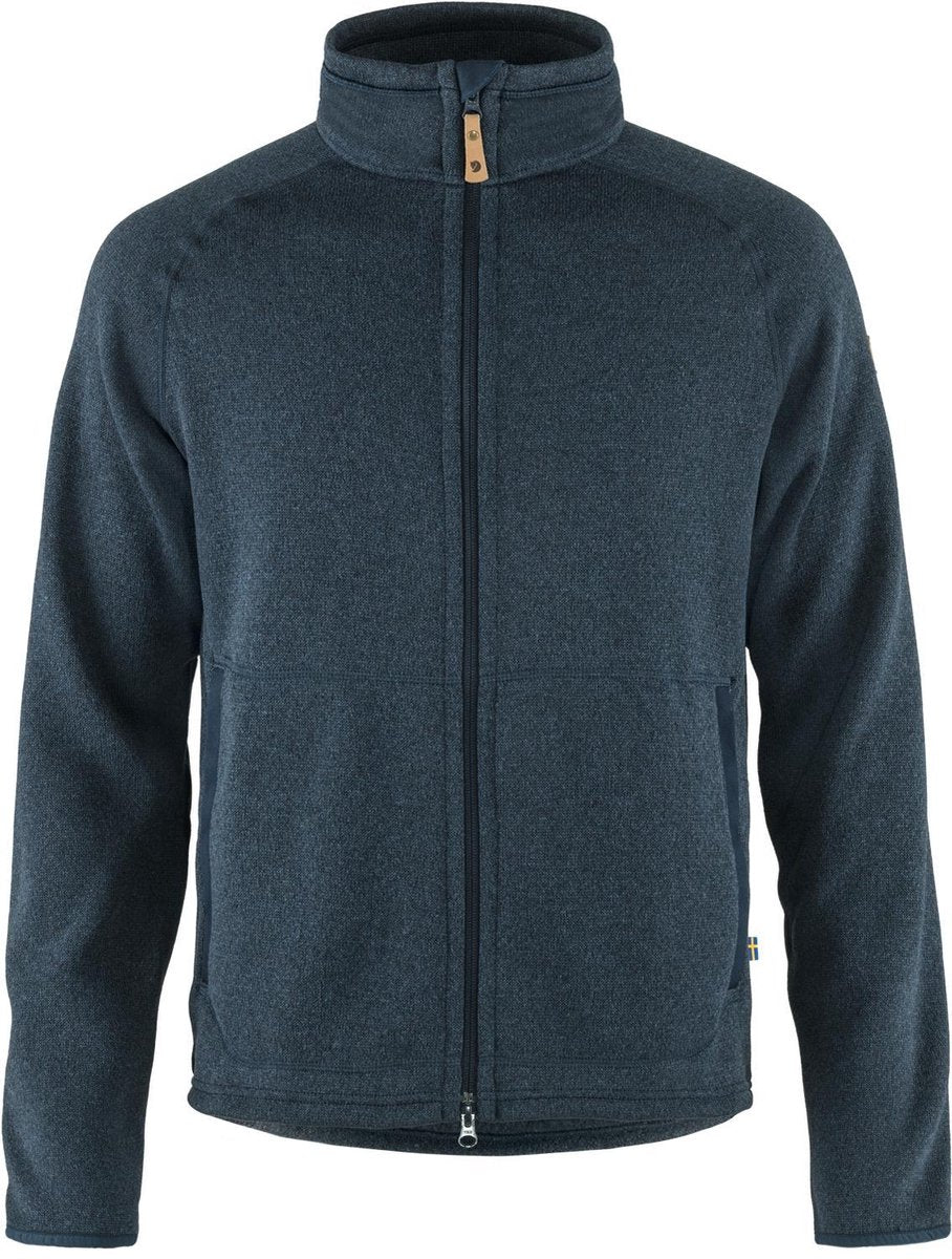 Fjällräven Övik Fleece Zip Sweater Outdoorvest Heren - Maat S