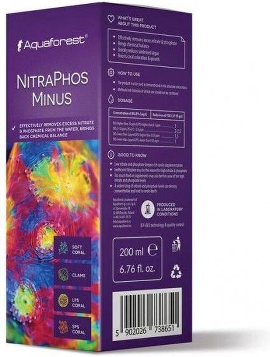 Bacteriën Aquaforest NitraPhos Minus 200 ml