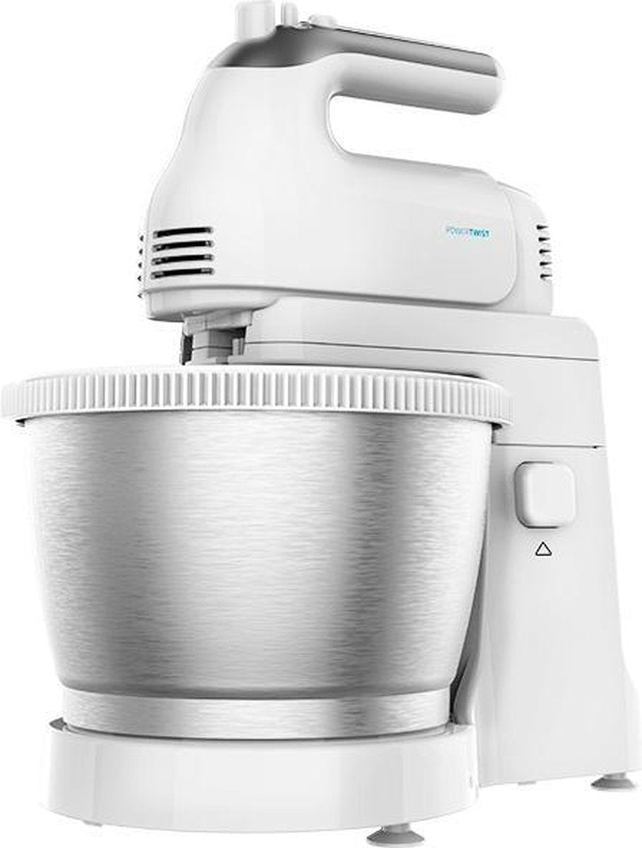 Cecotec Handmixer met mengkom - Mixer elektrisch - 5 snelheden en turbo - Keukenmachine - RVS accessoires - 500w
