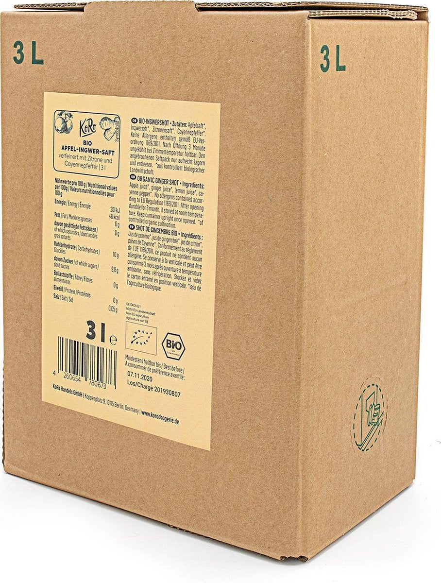 KoRo | Biologische appel-gember shot 3 L