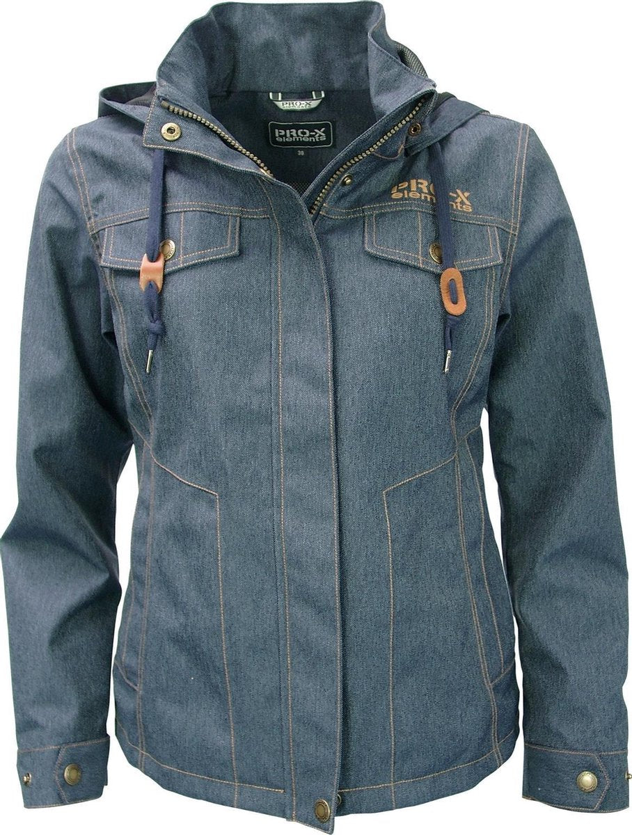 Pro X Outdoorjas Miley Dames Polyester Donkerblauw Maat 36