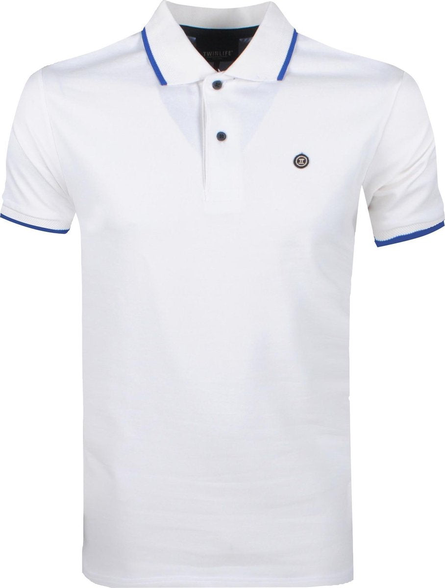 Twinlife - Heren Polo - Off White