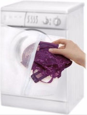 Waszakken wit setje 4 stuks - 40 x 30 cm en 30 x 25 cm - Wasnetje - waszakje - wasnet -  - Lingerie - Bh - Kleding - Met ritssluiting - Waszakje - Groot - Klein - Wasgoed - Wasmachine - Wasnet - Polyester