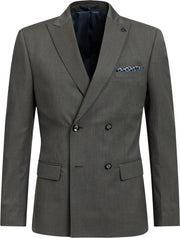 WE Fashion Heren slim fit wolblend blazer - Maat XXL (56)