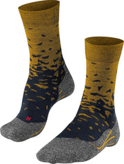 FALKE TK2 Gradient Mannen Wandelsokken - Mustard - Maat 44-45