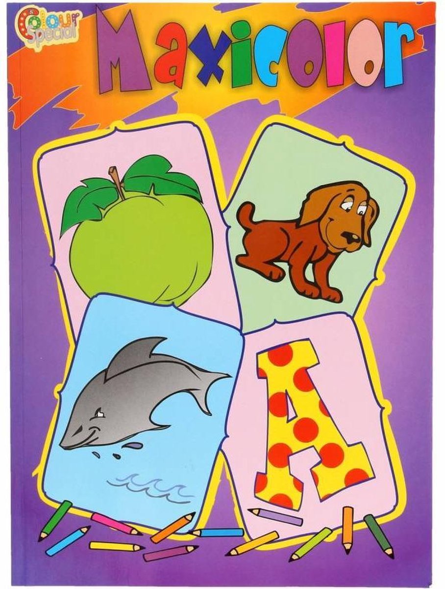 Kleurboek - Maxicolor - 1st. - Willekeurig geleverd