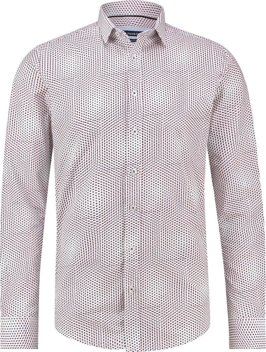 Haze&Finn Overhemd Stretch Dot Illusion (MC12-0100-37)