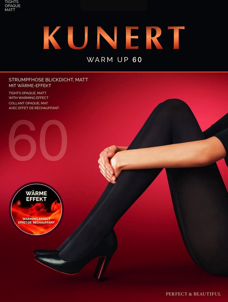 Kunert Warm up 60 (318000)  Kleur: cashmere  Maat: 38-40
