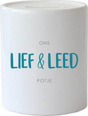 Spaarpot | Het lief & leed potje