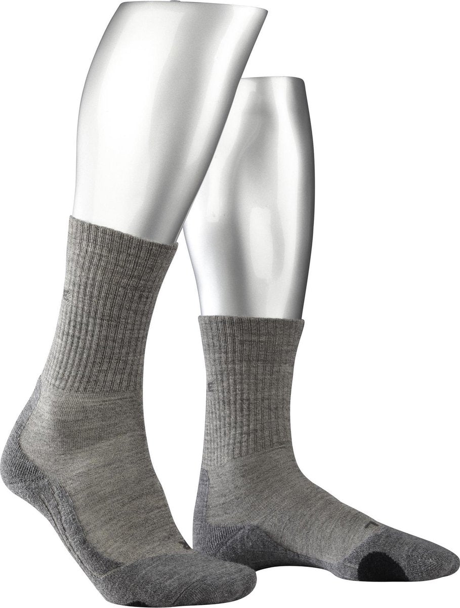 Falke Falke TK2  Wandelsokken - Maat 44/45 - Mannen - grijs � bruin