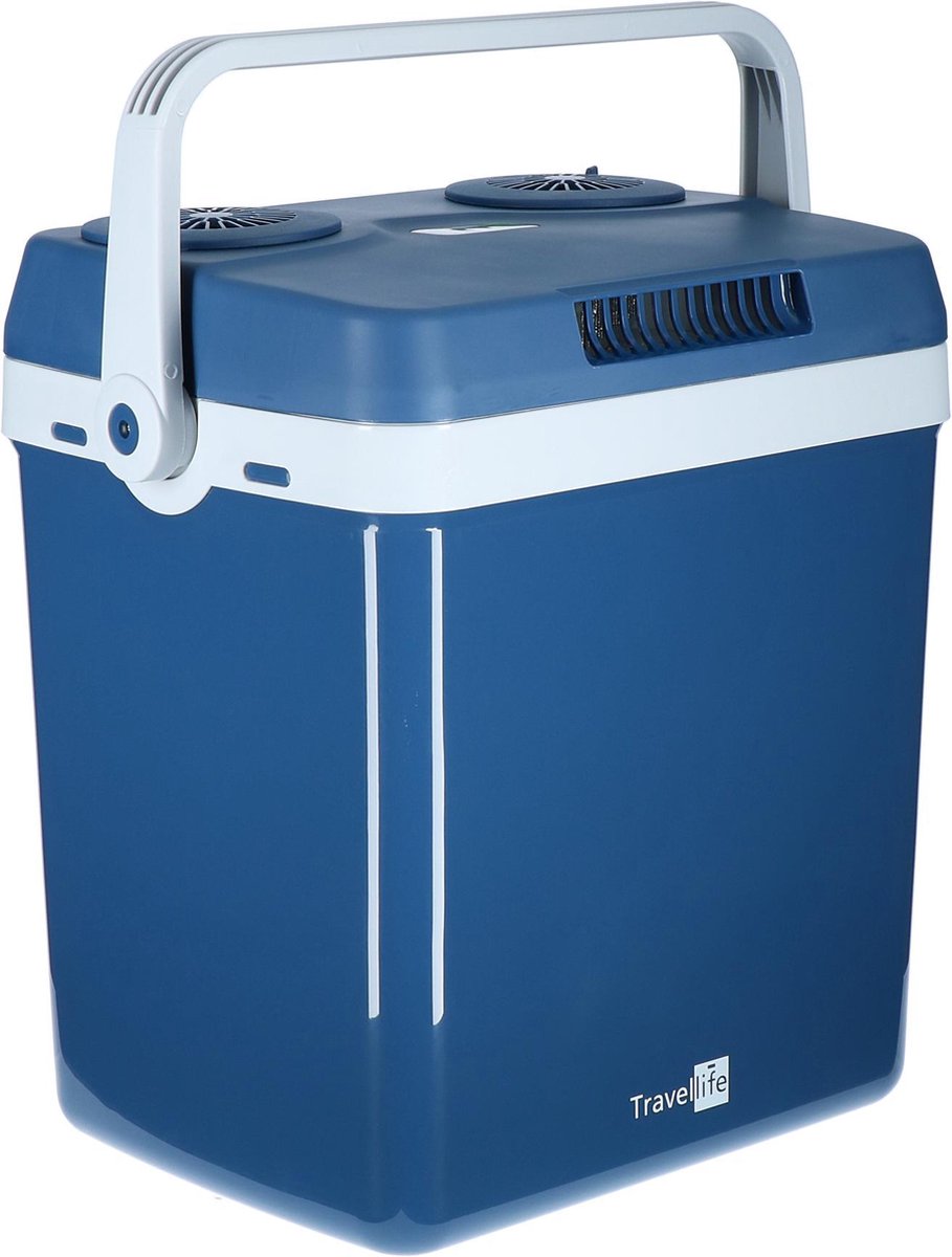 Travellife TL26 Thermo-Elektrische Koelbox - 19L - AC/DC - 12V/230V - Blauw