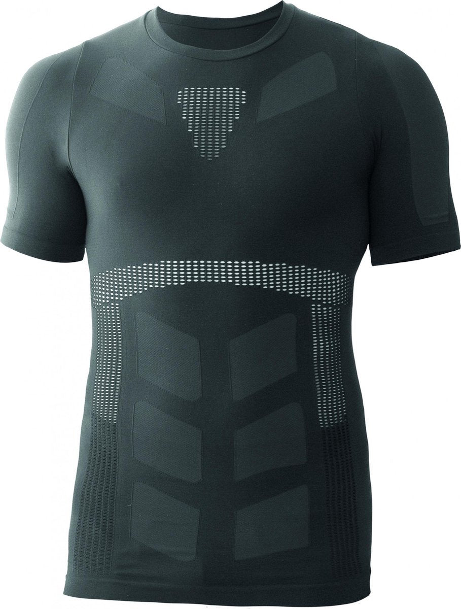 Iron-ic Sportshirt Extralight Heren Polyamide Zwart Mt L/xl