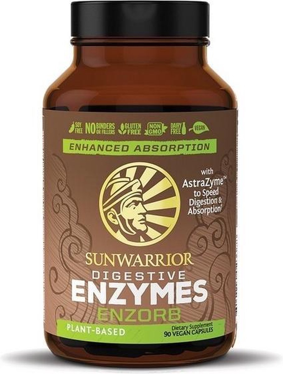 SUNWARRIOR ENZORB DIGESTIVE ENZYMES 90 V-CAPS