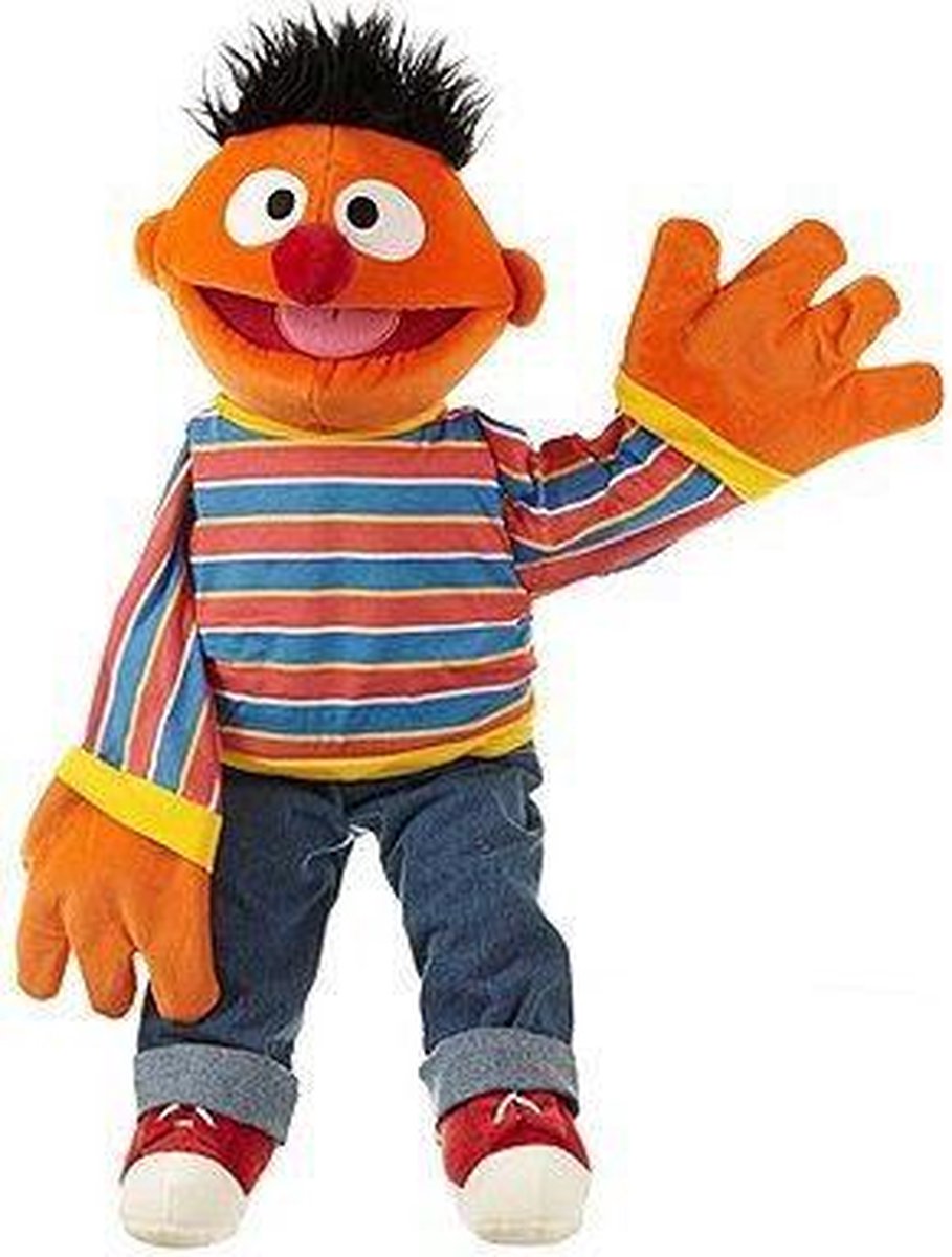 Handpop Ernie sesamstraat Groot
