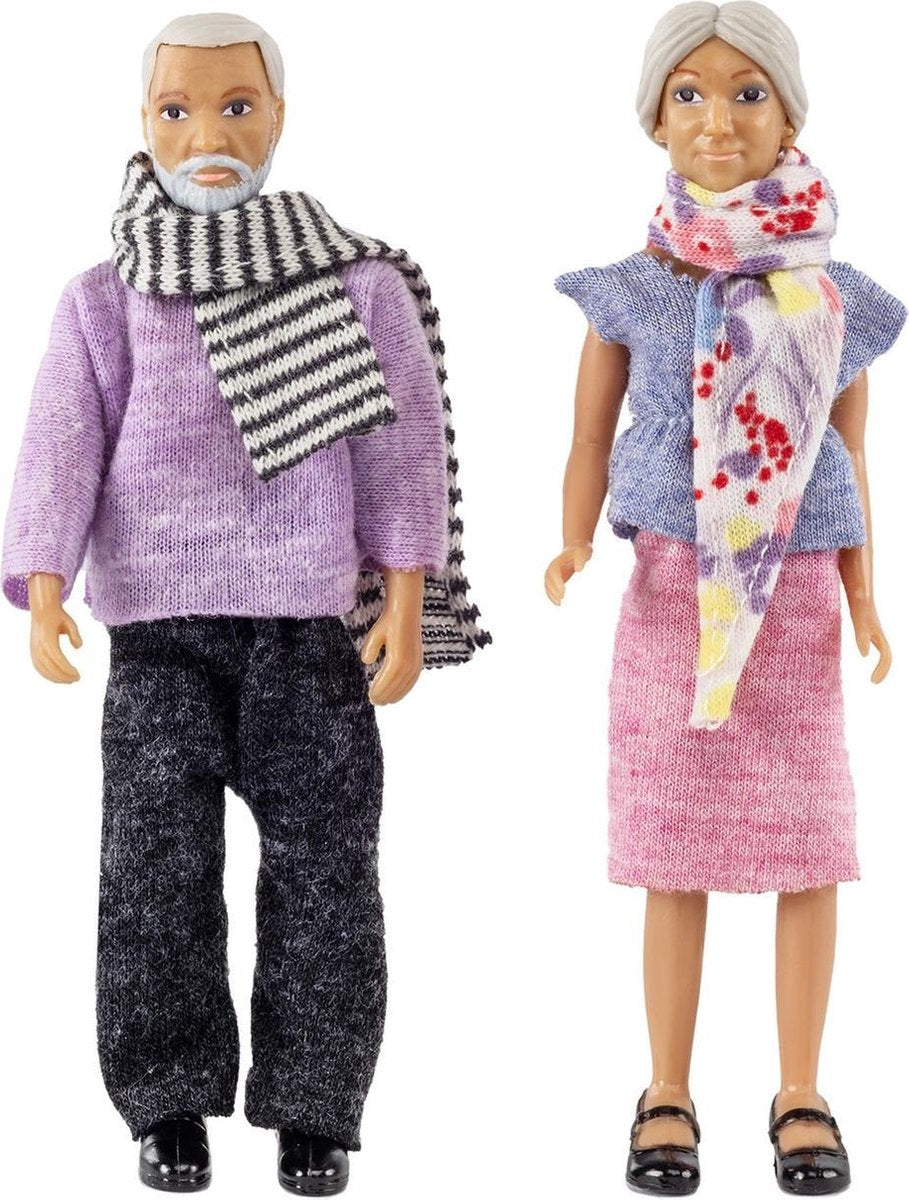 Lundby poppenhuis Set - Grootouders