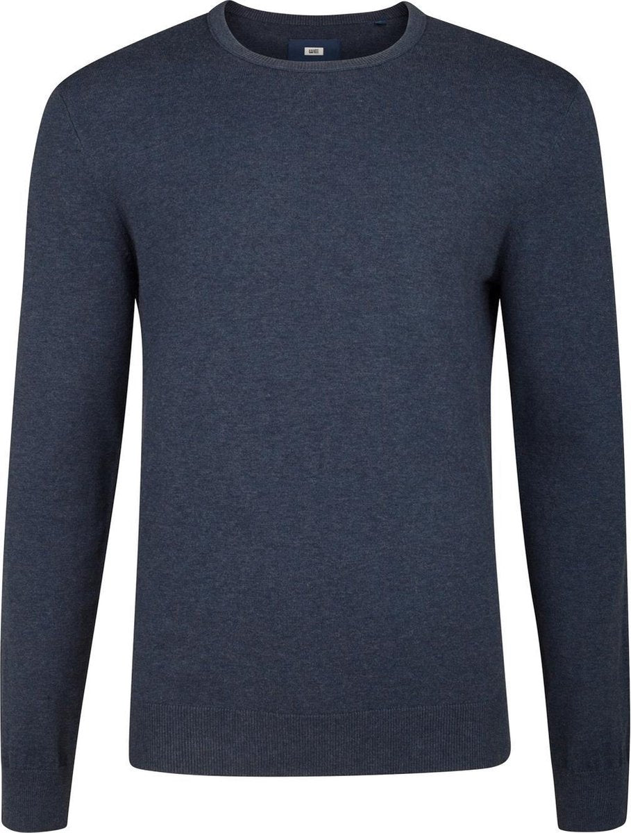 WE Fashion Heren fijngebreide trui van katoenmix - Maat XS
