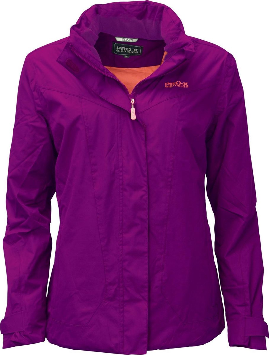 Pro-x Elements Outdoorjas Cindy Dames Polyester Paars Maat 48