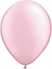 Zak met 100 ballons no. 14 parel rose