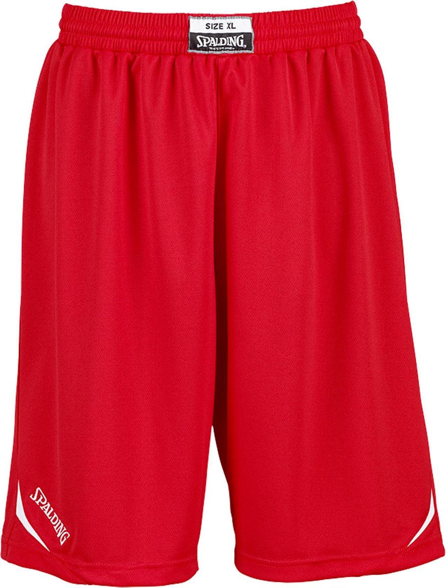 Spalding Attack Basketbalbroek - Maat S  - Mannen - rood/wit