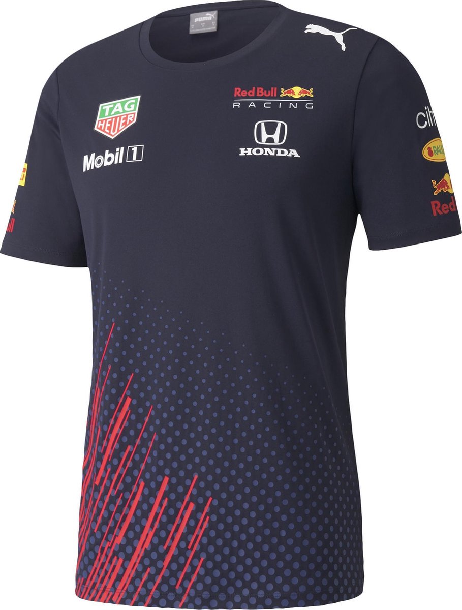 PUMA Red Bull Racing Team Sportshirt Heren - Maat M