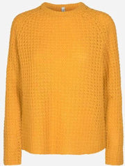 Soyaconcept pullover Estelle-1 in de kleur honing geel maat XXL