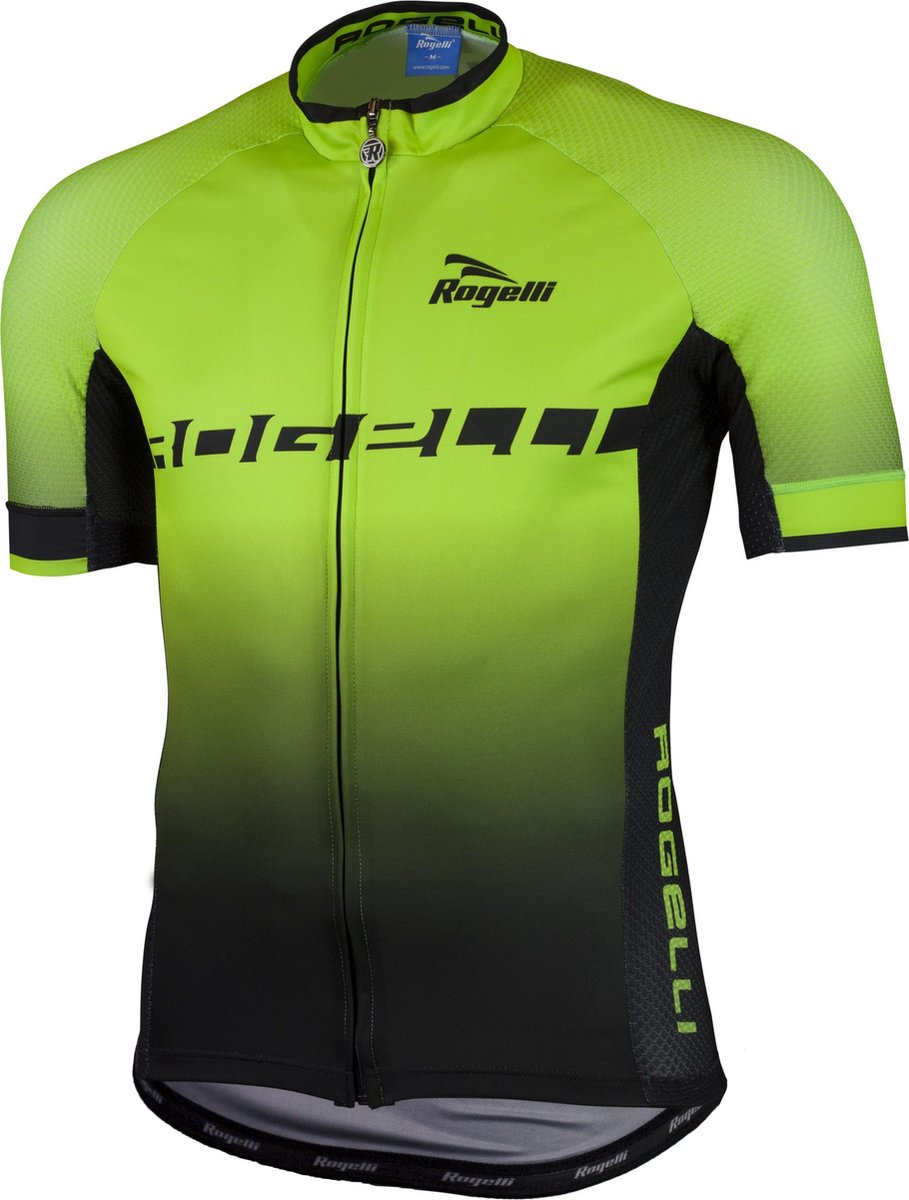 Rogelli Ispirato Fietsshirt - Heren - Maat S - Korte mouwen - Geel/Zwart