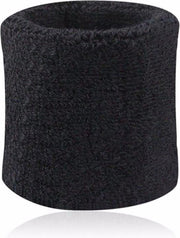 ProductGoods - 2x Zweetband Zwart | Zweetbandjes pols