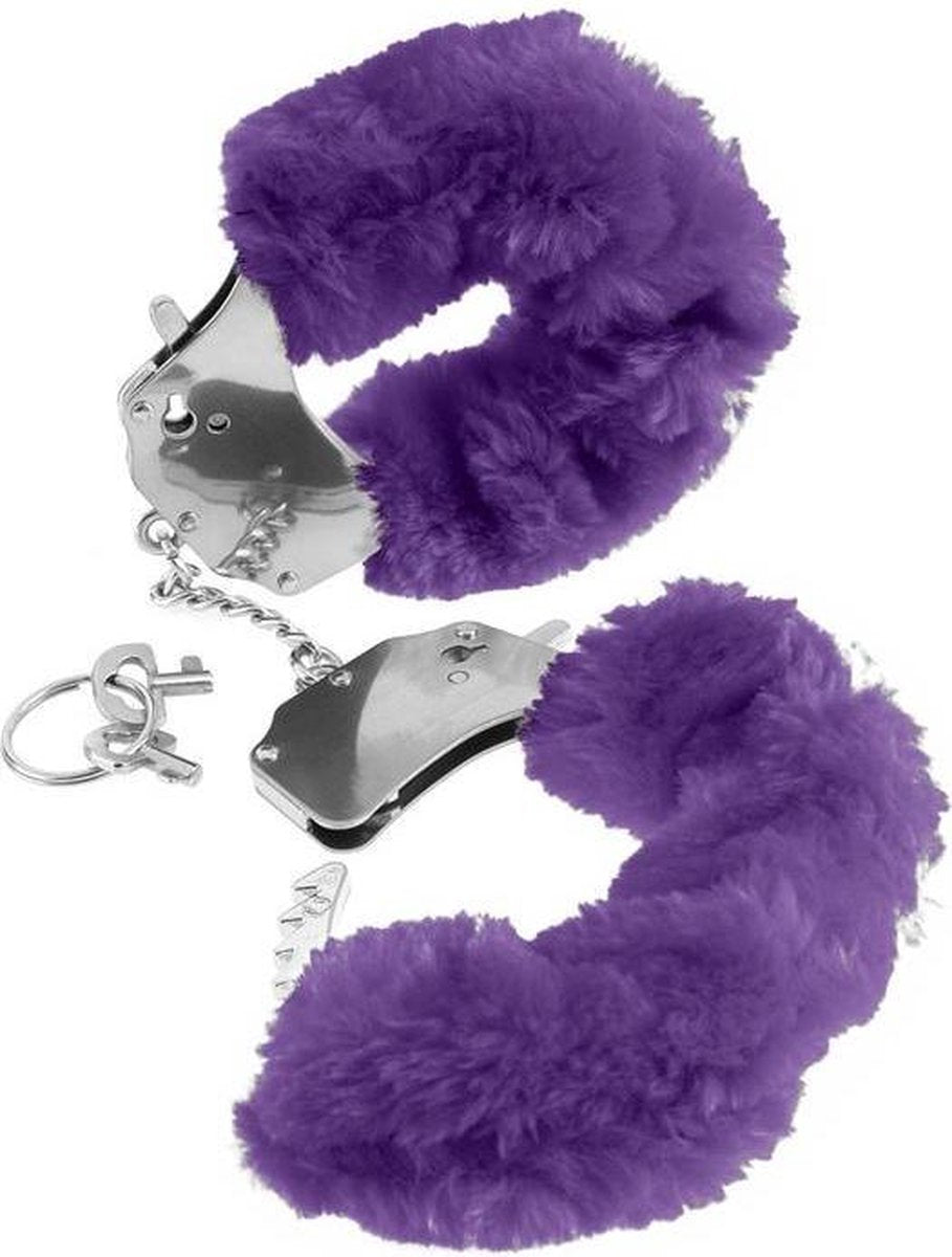 Furry Love Paars  - handboeien